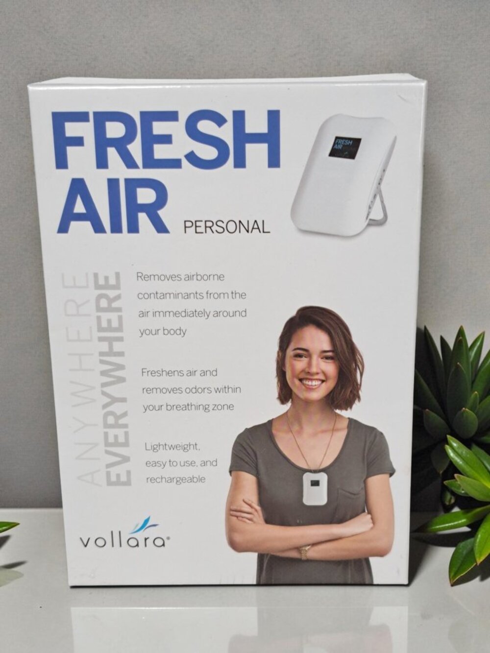 Vollara Fresh Air Personal Air Purifier - White